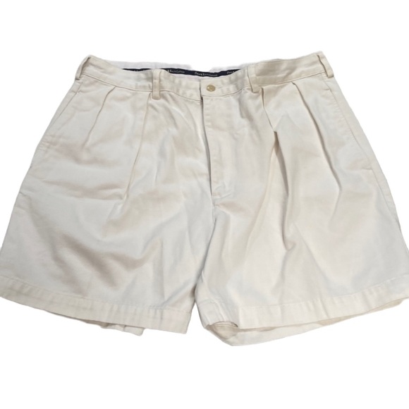 Polo Ralph Lauren Other - Polo Ralph Lauren | beige khaki chinos pleated front shorts